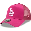 kasketter-buet-rosa-snapback-a-frame-tonal-mesh-fra-los-angeles-dodgers-mlb-af-new-era