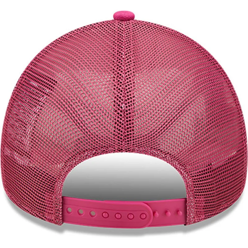 kasketter-buet-rosa-snapback-a-frame-tonal-mesh-fra-los-angeles-dodgers-mlb-af-new-era