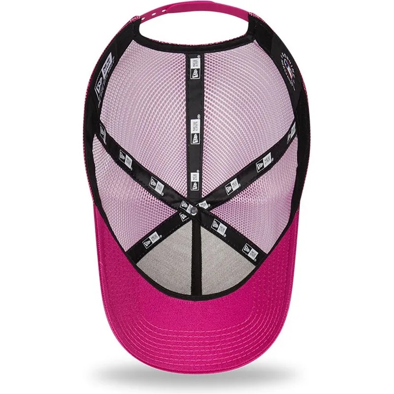kasketter-buet-rosa-snapback-a-frame-tonal-mesh-fra-los-angeles-dodgers-mlb-af-new-era