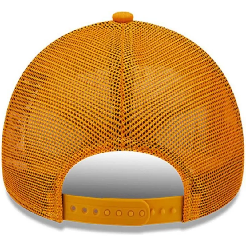 kasketter-buet-orange-snapback-a-frame-tonal-mesh-fra-new-york-yankees-mlb-af-new-era