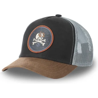 gorra-trucker-sort-bla-og-brun-kustom-kulture-skull-sku-fra-von-dutch