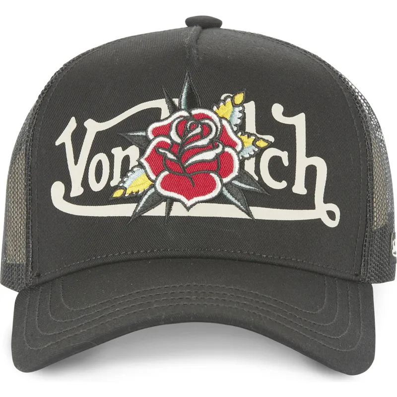 kasketter-buet-sort-snapback-af-von-dutch kasketter-buet-sort-snapback-af-von-dutch