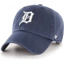 morkebla-detroit-tigers-mlb-clean-up-kasket-med-buet-skygge-fra-47-brand
