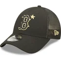sort-trucker-kasket-med-gyldent-logo-9forty-all-star-game-boston-red-sox-mlb-fra-new-era