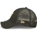 sort-trucker-kasket-med-gyldent-logo-9forty-all-star-game-fra-los-angeles-dodgers-mlb-fra-new-era