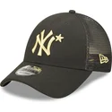 sort-truckerkasket-med-gyldent-logo-9forty-all-star-game-new-york-yankees-mlb-fra-new-era
