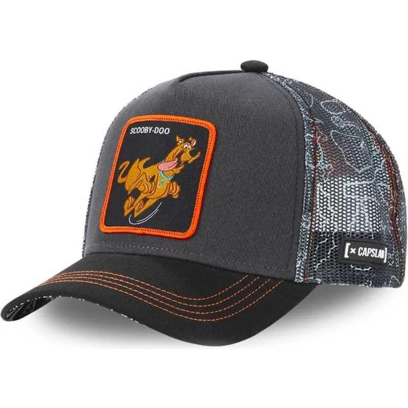 kasketter-buet-sort-snapback-scooby-doo-scooby-doo-af-capslab