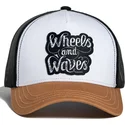 hvid-sort-og-brun-trucker-kasket-high-rider-ww16-fra-wheels-and-waves