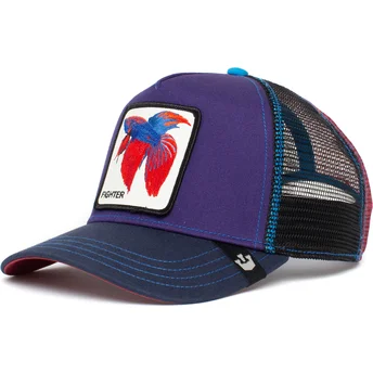 kasketter-buet-bla-snapback-pez-luchador-fra-siam-fighter-yes-siam-the-farm-the-farm-af-goorin-bros