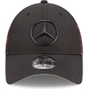 sort-og-rod-justerbar-9forty-esports-grand-prix-mercedes-formel-1-kasket-fra-new-era