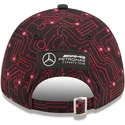 sort-og-rod-justerbar-9forty-esports-grand-prix-mercedes-formel-1-kasket-fra-new-era
