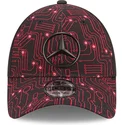 kasketter-buet-rod-justerbar-rem-9forty-esports-grand-prix-fra-mercedes-formula-1-af-new-era