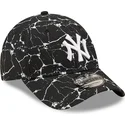 new-era-new-york-yankees-mlb-9forty-marble-justerbar-sort-buet-kasket