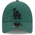 new-era-curved-brim-black-logo-9forty-jersey-essential-los-angeles-dodgers-mlb-green-adjustable-cap