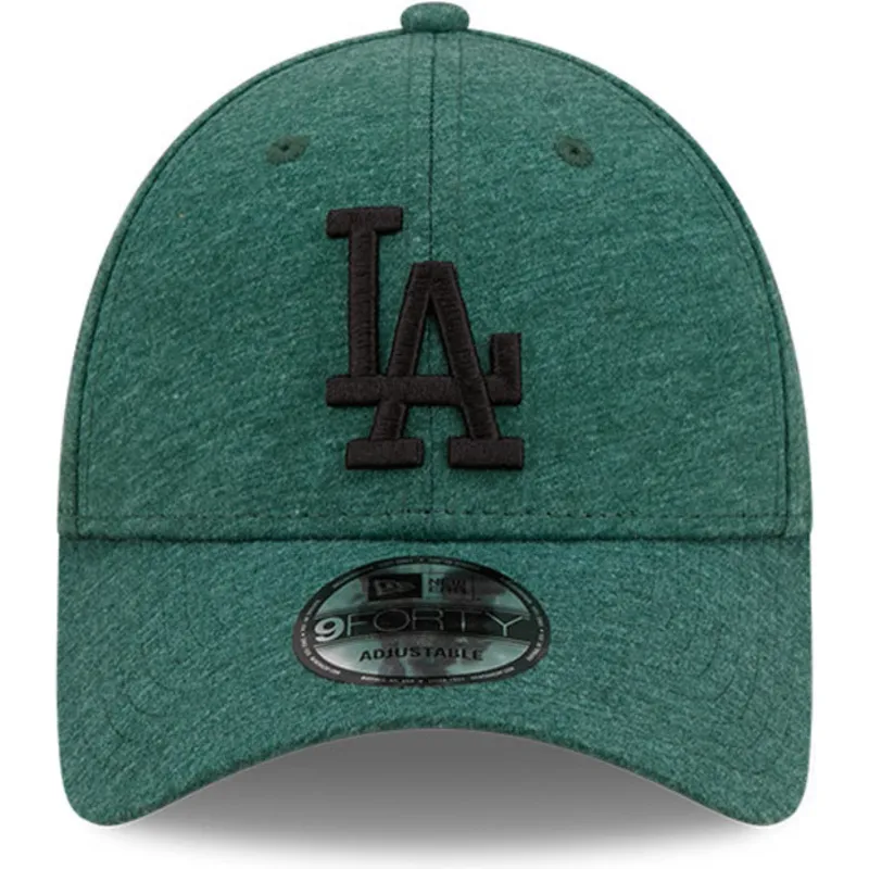 kasketter-buet-gron-justerbar-rem-negro-9forty-jersey-essential-fra-los-angeles-dodgers-mlb-af-new-era