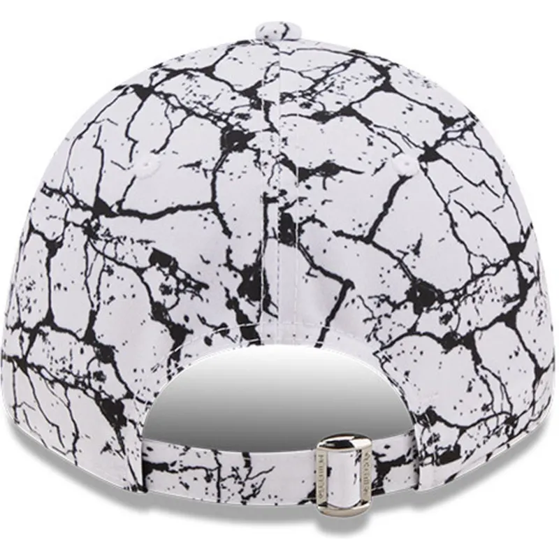kasketter-buet-hvid-justerbar-rem-9forty-marble-fra-los-angeles-lakers-nba-af-new-era