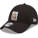 sort-justerbar-9forty-patch-mona-lisa-le-louvre-kasket-fra-new-era