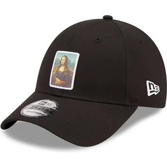 sort-justerbar-9forty-patch-mona-lisa-le-louvre-kasket-fra-new-era