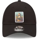 sort-justerbar-9forty-patch-mona-lisa-le-louvre-kasket-fra-new-era
