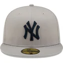 kasketter-flad-gra-tilpasset-59fifty-parche-lateral-world-series-fra-new-york-yankees-mlb-af-new-era
