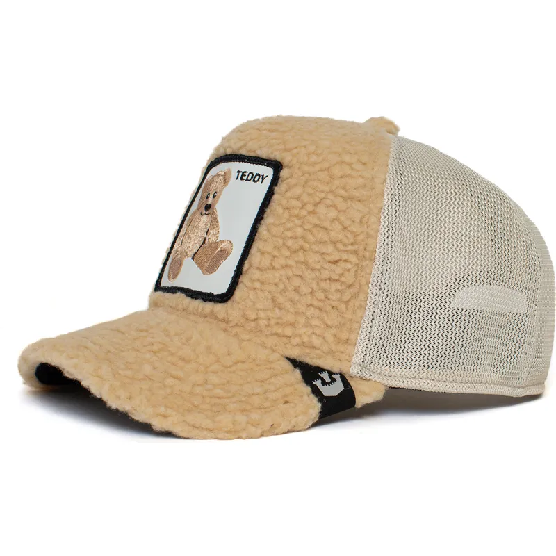 kasketter-buet-beige-snapback-de-borreguillo-oso-fra-peluche-teddy-first-best-friend-the-farm-the-farm-af-goorin-bros