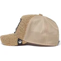kasketter-buet-brun-snapback-de-borreguillo-caballo-fra-peluche-horse-play-the-farm-the-farm-af-goorin-bros
