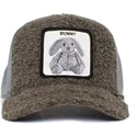 goorin-bros-the-farm-bunny-business-brun-og-gra-trucker-kasket-med-kanin-plys-og-fareskind