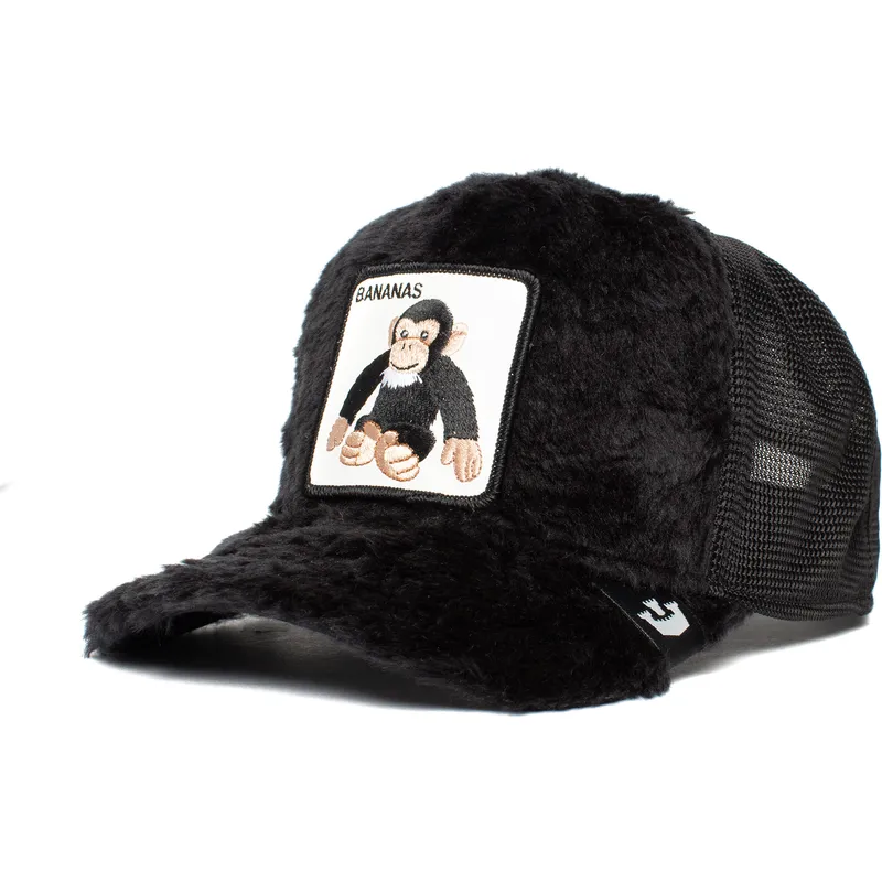 kasketter-buet-sort-snapback-de-borreguillo-mono-fra-peluche-go-bananas-the-farm-the-farm-af-goorin-bros