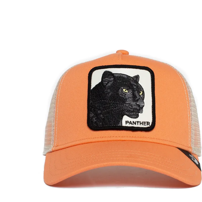 trucker-kasket-lyserod-panter-the-panther-the-farm-fra-goorin-bros