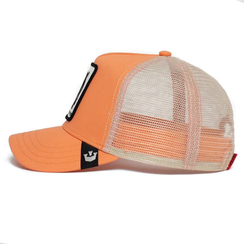 trucker-kasket-lyserod-panter-the-panther-the-farm-fra-goorin-bros