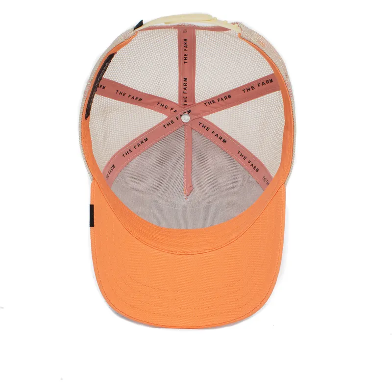 trucker-kasket-lyserod-panter-the-panther-the-farm-fra-goorin-bros