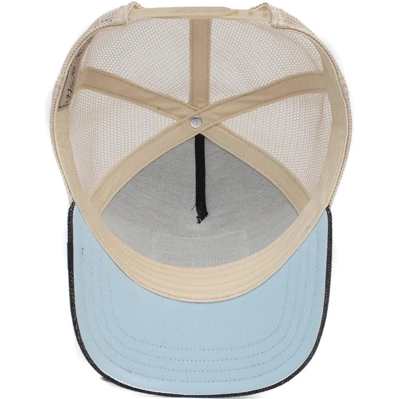 trucker-kasket-sort-og-hvid-boffel-the-buffalo-the-farm-fra-goorin-bros