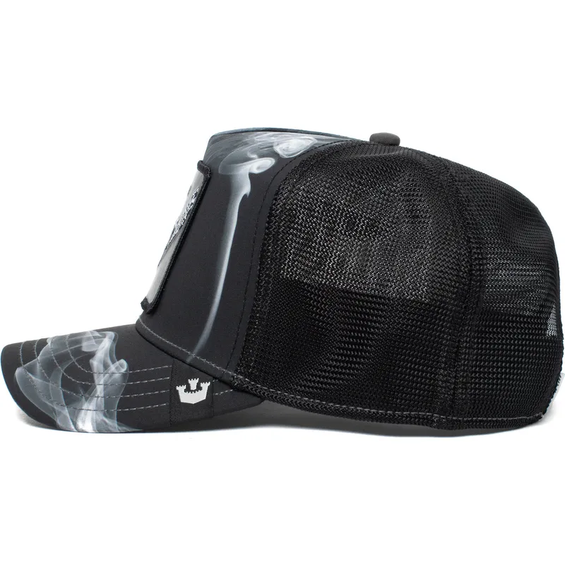 kasketter-buet-sort-snapback-the-farm-af-goorin-bros