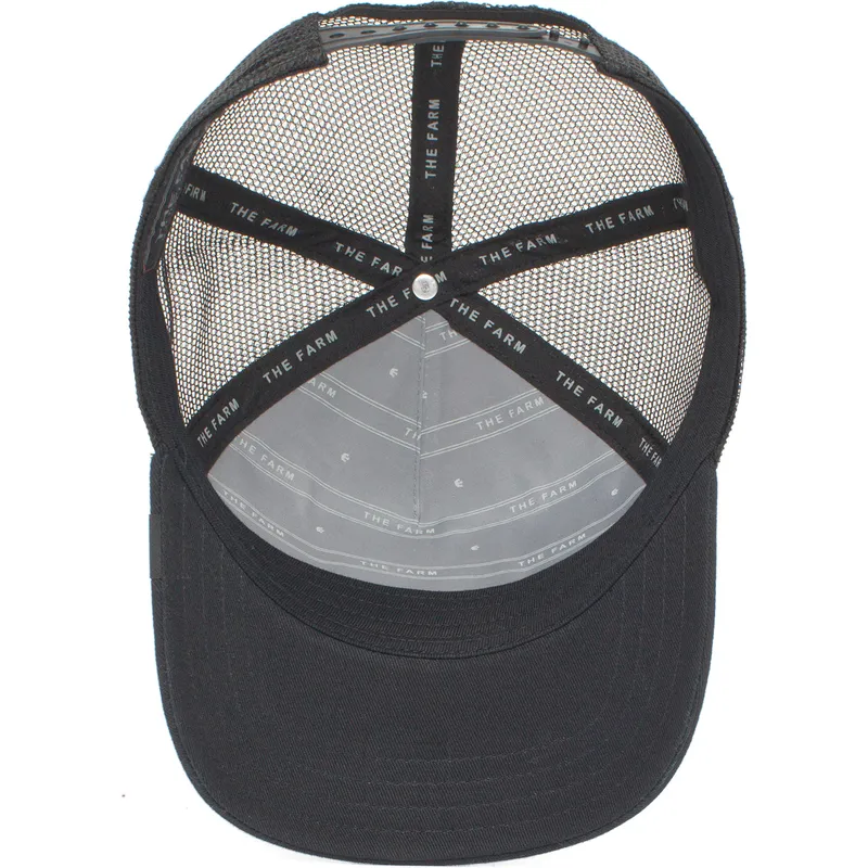 trucker-kasket-sort-hund-rottweiler-bad-boy-the-baddest-boy-the-farm-fra-goorin-bros