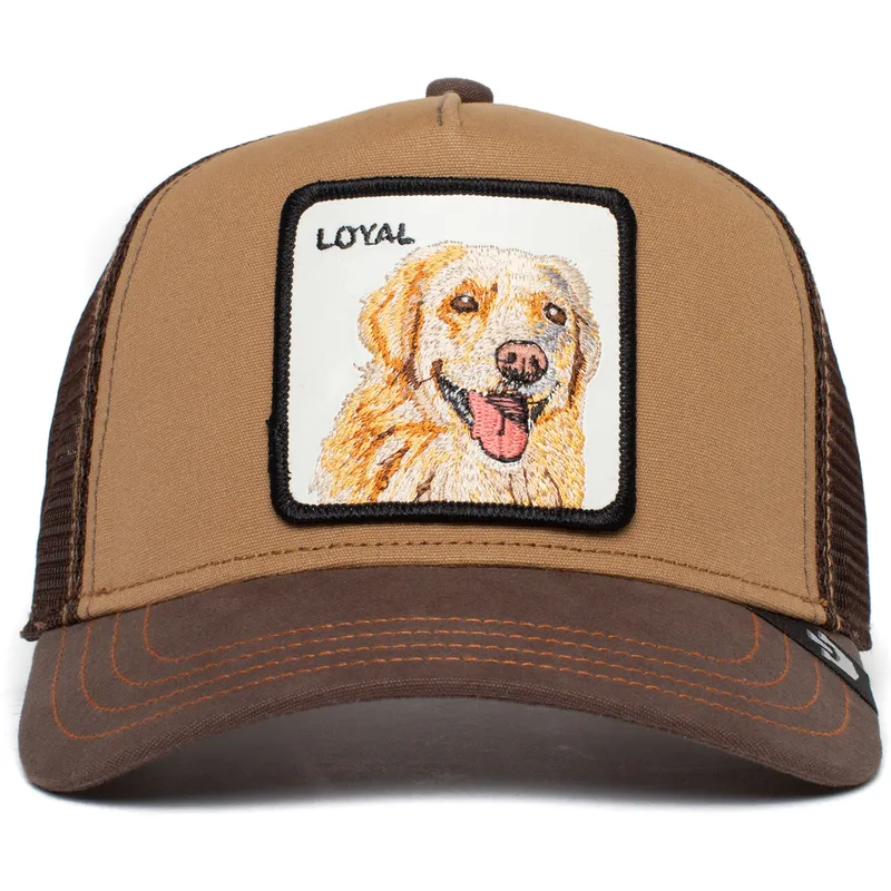 trucker-kasket-brun-hund-labrador-retriever-the-loyal-dog-the-farm-fra-goorin-bros