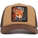 kasketter-buet-brun-snapback-the-farm-af-goorin-bros