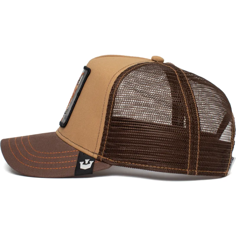 kasketter-buet-brun-snapback-the-farm-af-goorin-bros