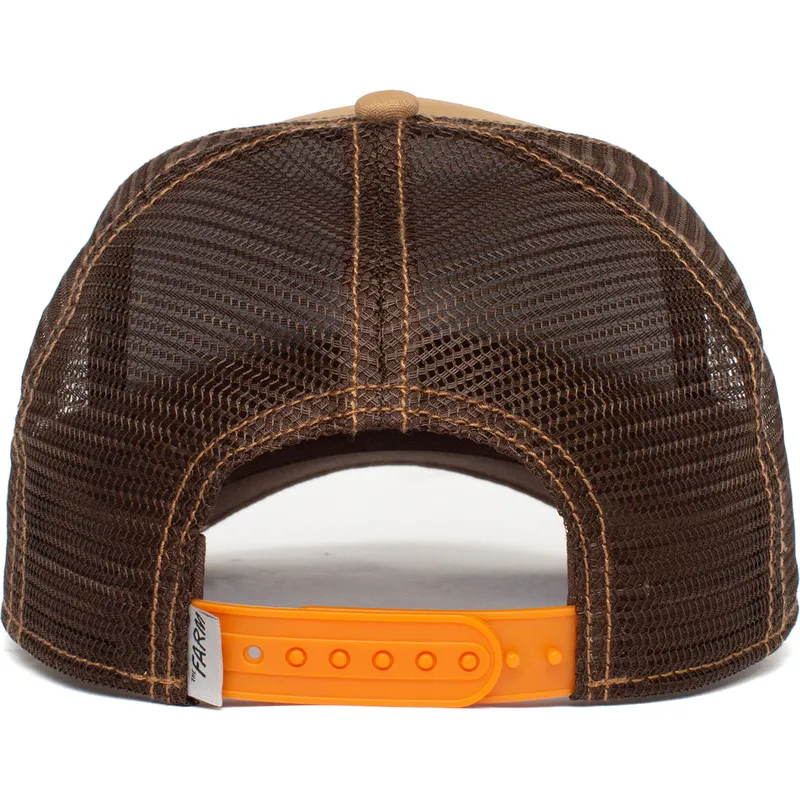 kasketter-buet-brun-snapback-the-farm-af-goorin-bros