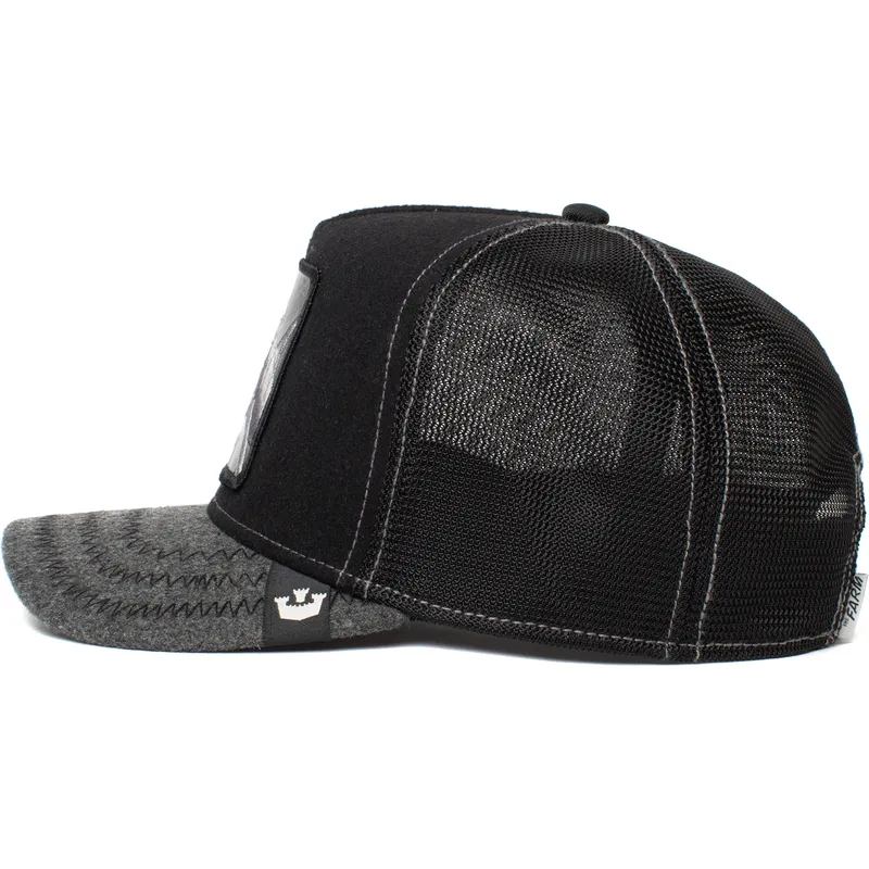 kasketter-buet-sort-snapback-the-farm-af-goorin-bros