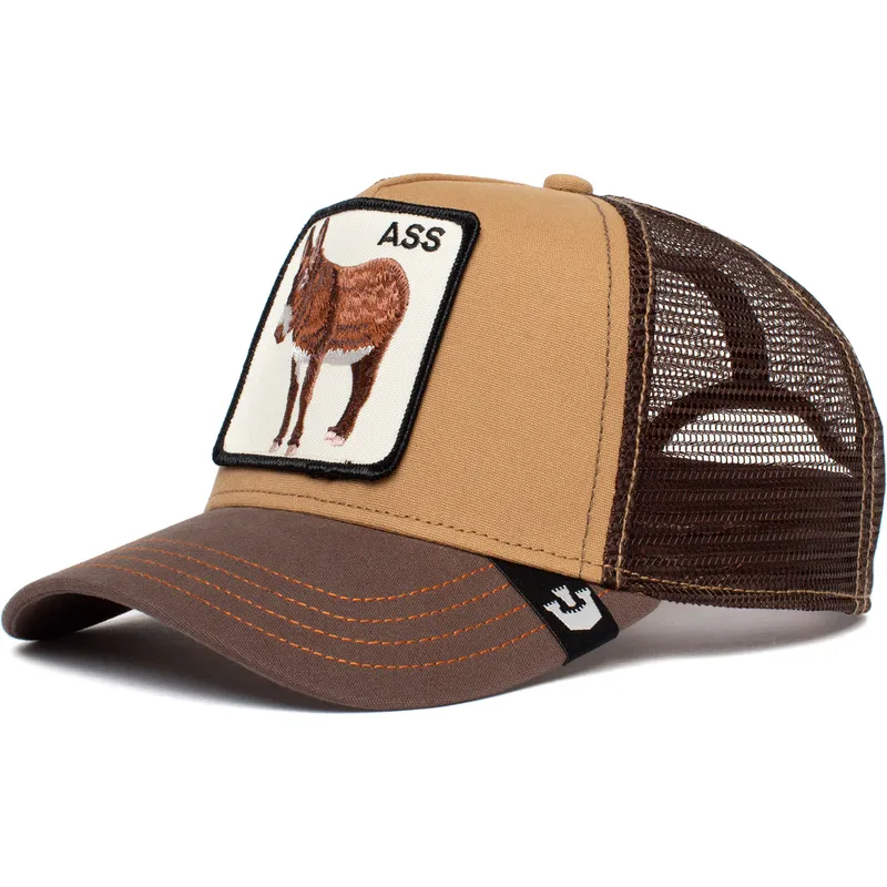 kasketter-buet-brun-snapback-the-farm-af-goorin-bros