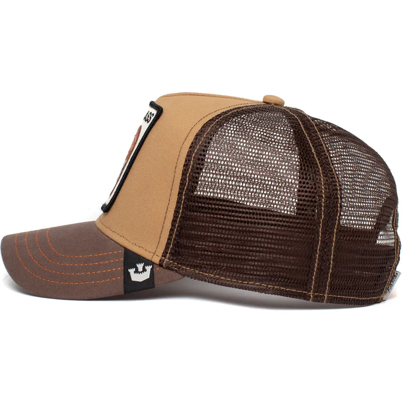 kasketter-buet-brun-snapback-the-farm-af-goorin-bros