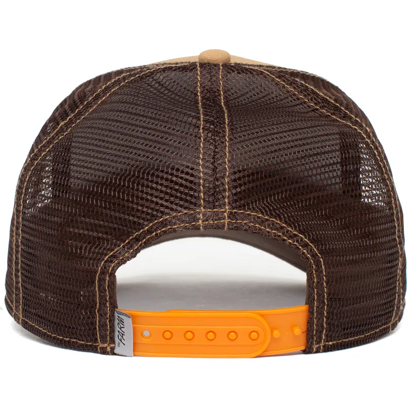 kasketter-buet-brun-snapback-the-farm-af-goorin-bros