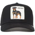 goorin-bros-youth-rottweiler-dog-bad-boy-naughty-pup-the-farm-black-trucker-hat