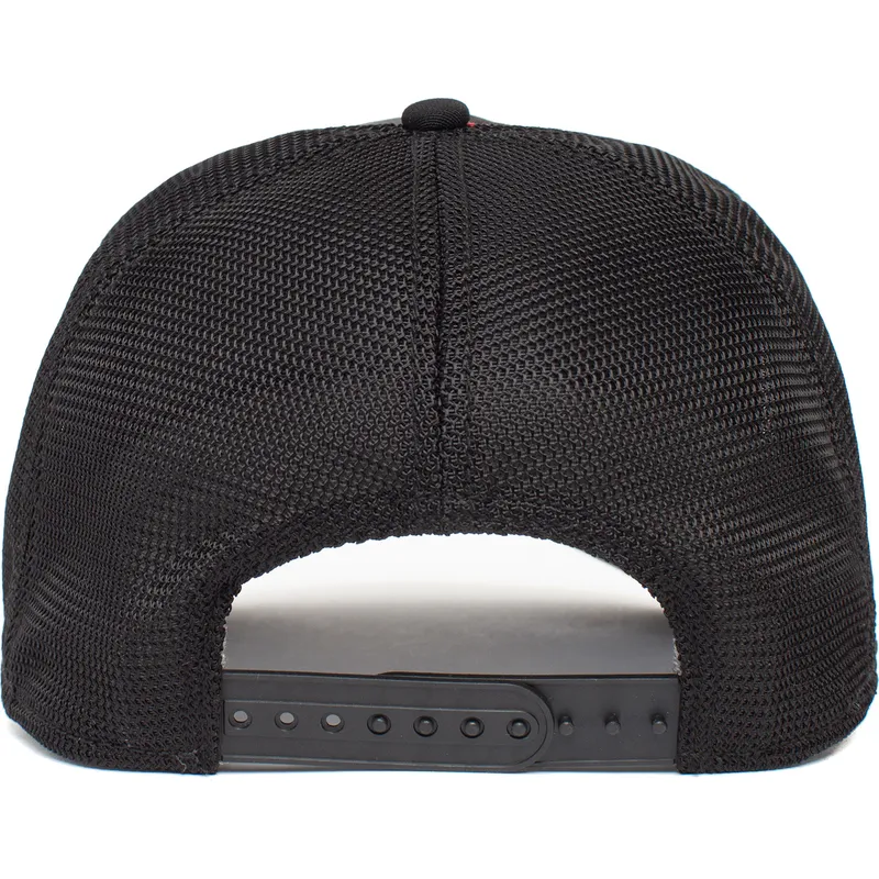 sort-trucker-kasket-til-dreng-dinosaur-t-rex-little-monster-the-farm-fra-goorin-bros