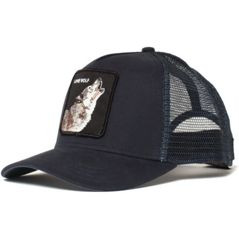 kasketter-buet-marinebla-snapback-til-barn-the-farm-af-goorin-bros