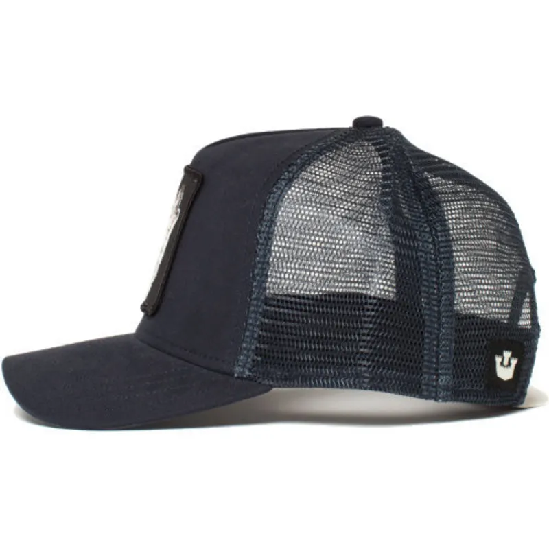 kasketter-buet-marinebla-snapback-til-barn-the-farm-af-goorin-bros