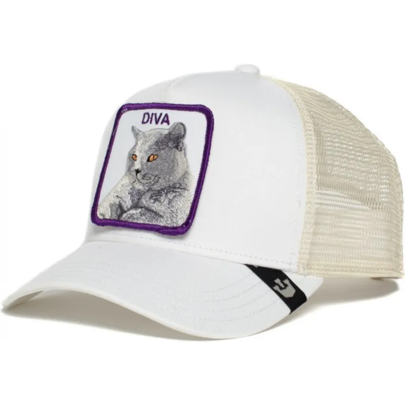 hvid-trucker-kasket-med-kat-diva-stance-fra-goorin-bros