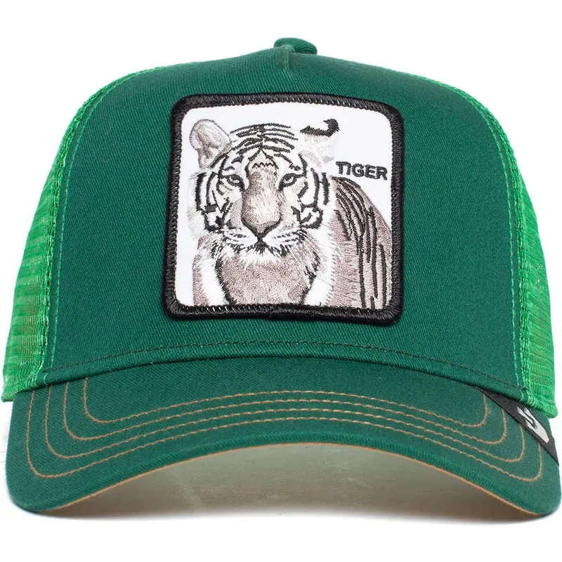 gron-trucker-kasket-tiger-the-silver-tiger-the-farm-fra-goorin-bros