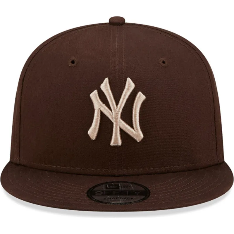 kasketter-flad-brun-snapback-9fifty-league-essential-fra-new-york-yankees-mlb-af-new-era