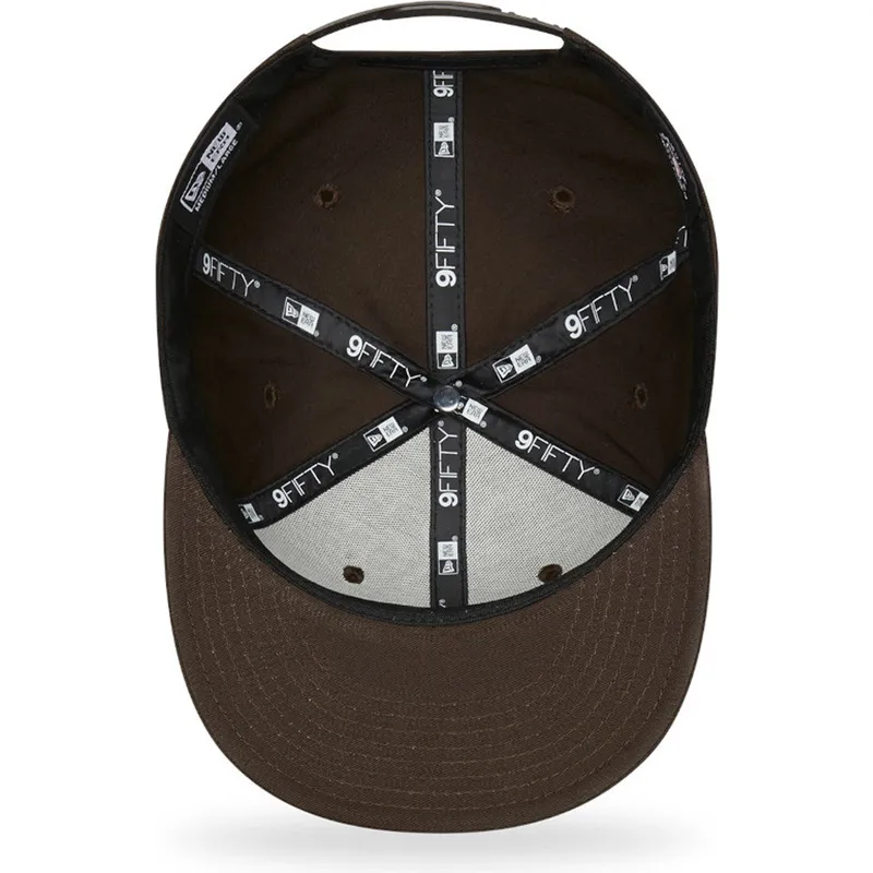 kasketter-flad-brun-snapback-9fifty-league-essential-fra-new-york-yankees-mlb-af-new-era